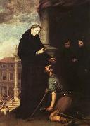 MURILLO, Bartolome Esteban St. Thomas of Villanueva Distributing Alms oil painting